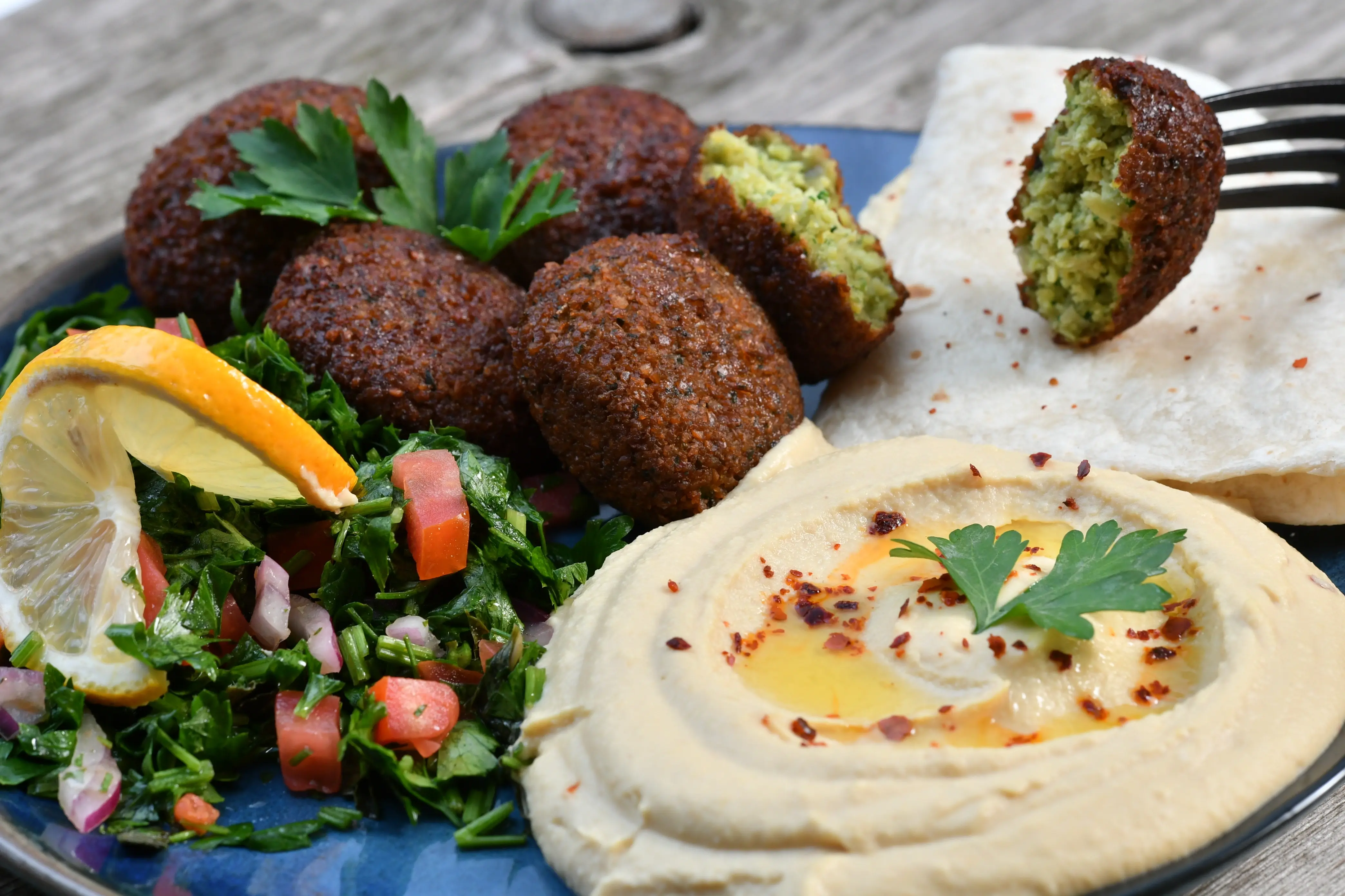 falafel z tahini